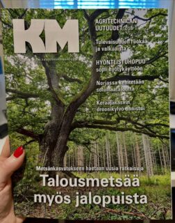 Vuoden viimeinen lehti oli metsänumero. Paljon asiaa myös Agritechnicasta. Kiitos tästä vuodesta, ja menestyksekästä vuotta 2026!